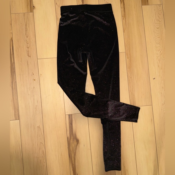 PINK Victoria's Secret Black Sparkle Leggings - Picture 4 of 4